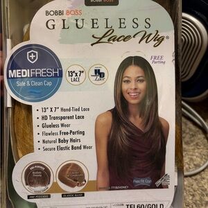 Bobbi Boss Catherine Glueless Lace Wig - yellow blonde tfl60/gold